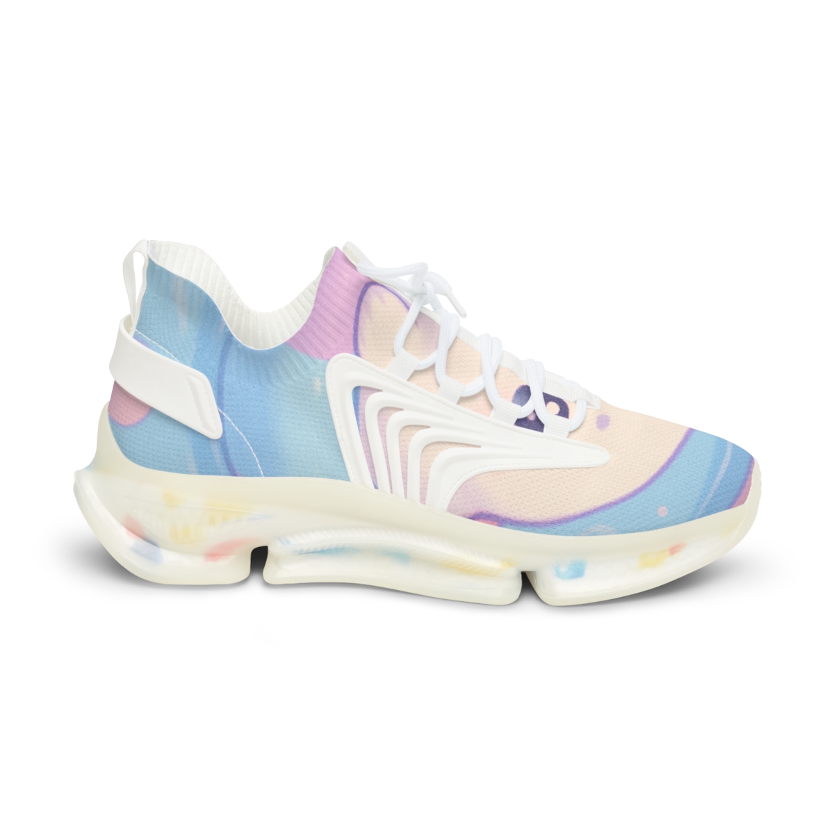 Cotton Candy Seal Float personalized athletic sneakers