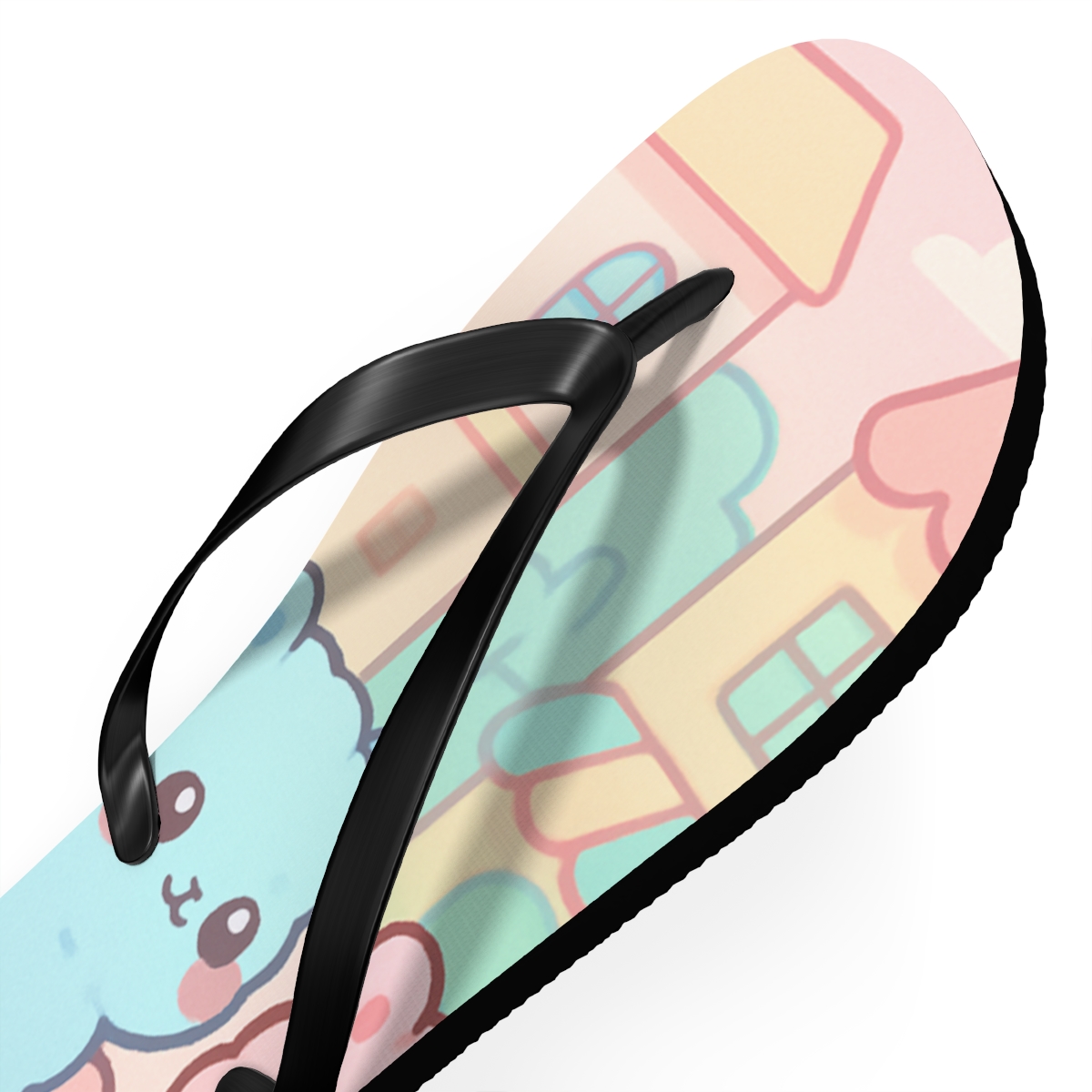 Cotton Candy Alpaca Parade stylish summer flip flops