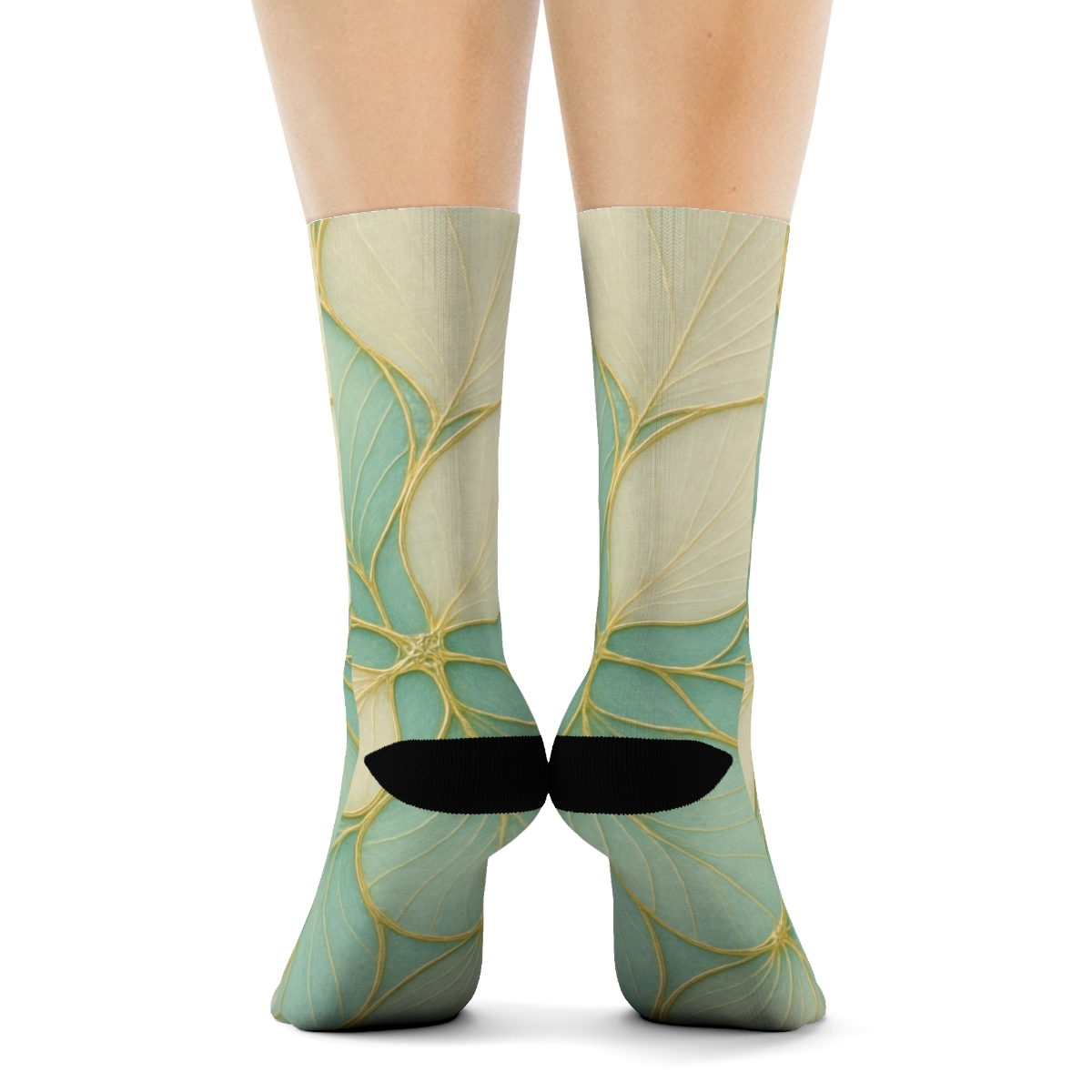 Petal Vein Lattice warm winter socks