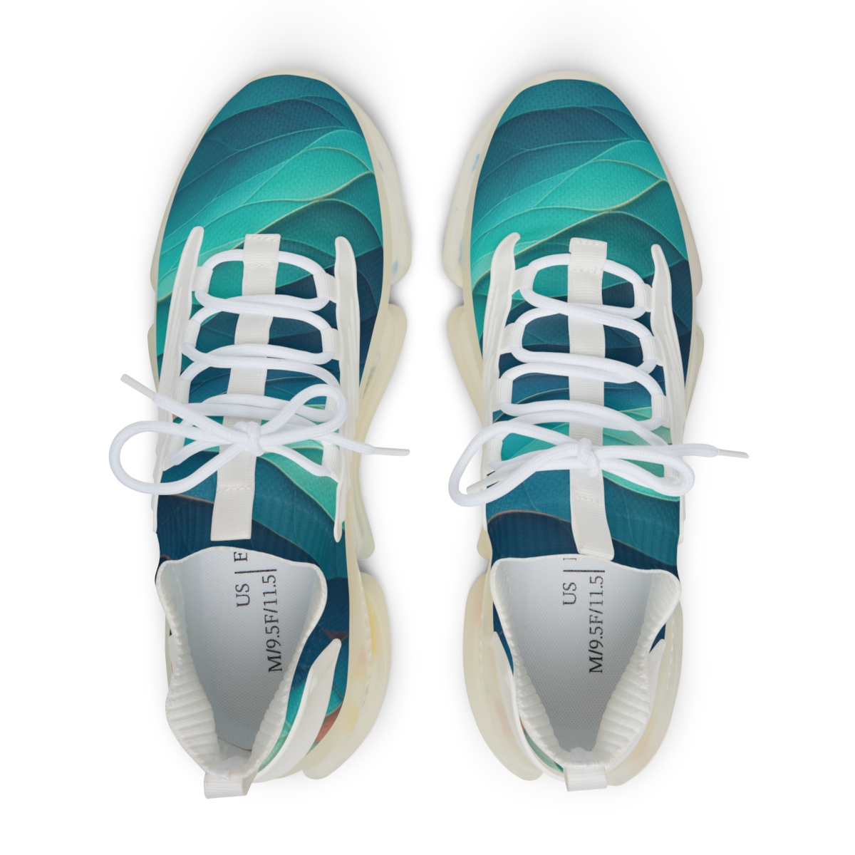 Cuttlefish Chromatic Code personalized athletic sneakers