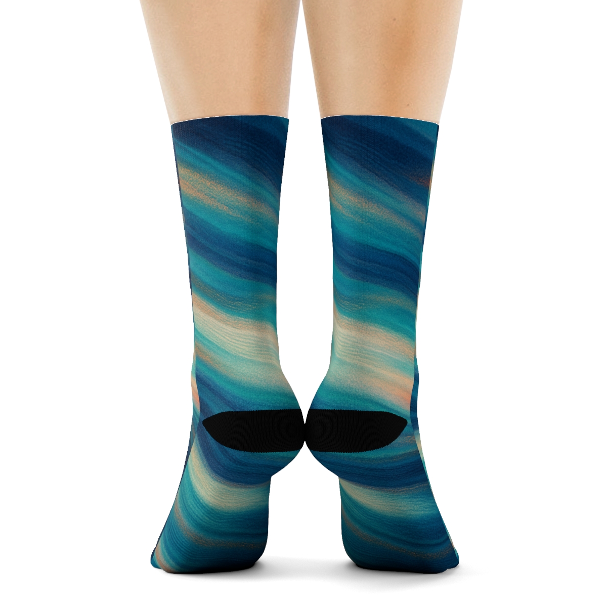 Cuttlefish Chromatic Cipher personalized cozy socks