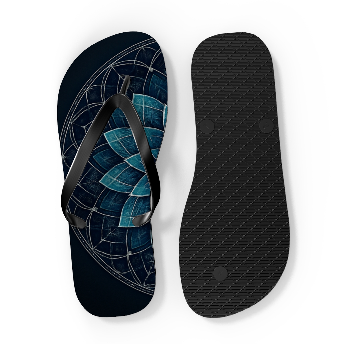Orbital Petal Lattice soft sole flip flops
