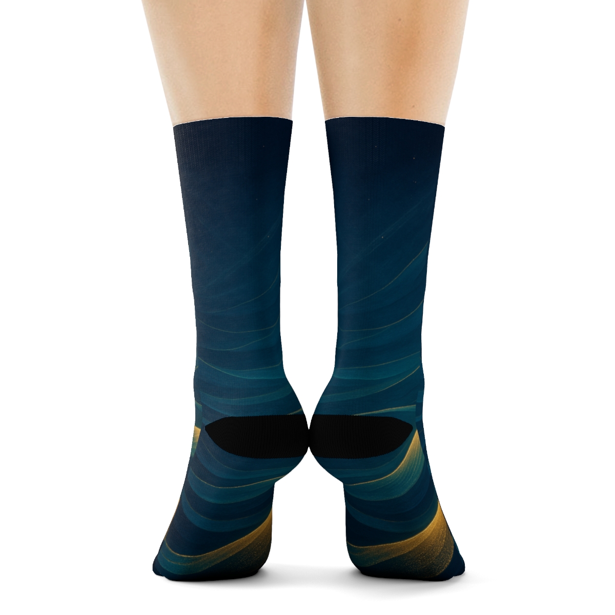 Auric Wavefront Array stylish patterned socks