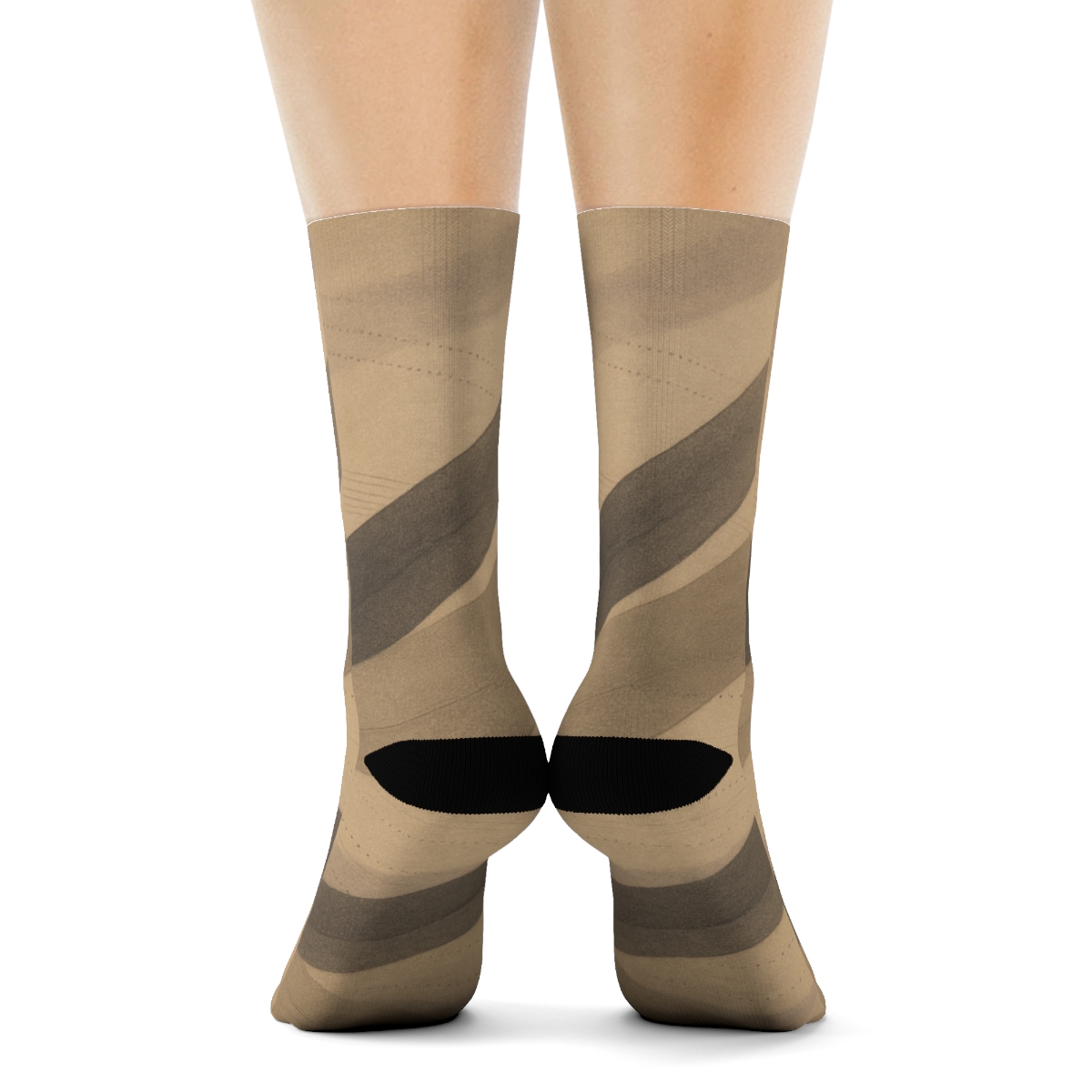 Wind Arc Strata Drift unique printed socks