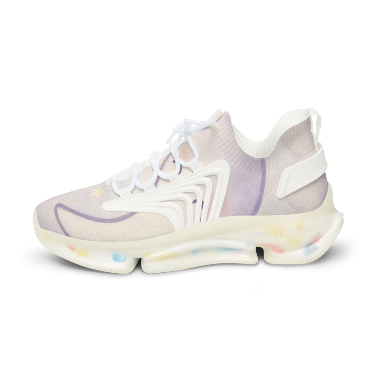 Mochi Moon Melody unique printed sneakers