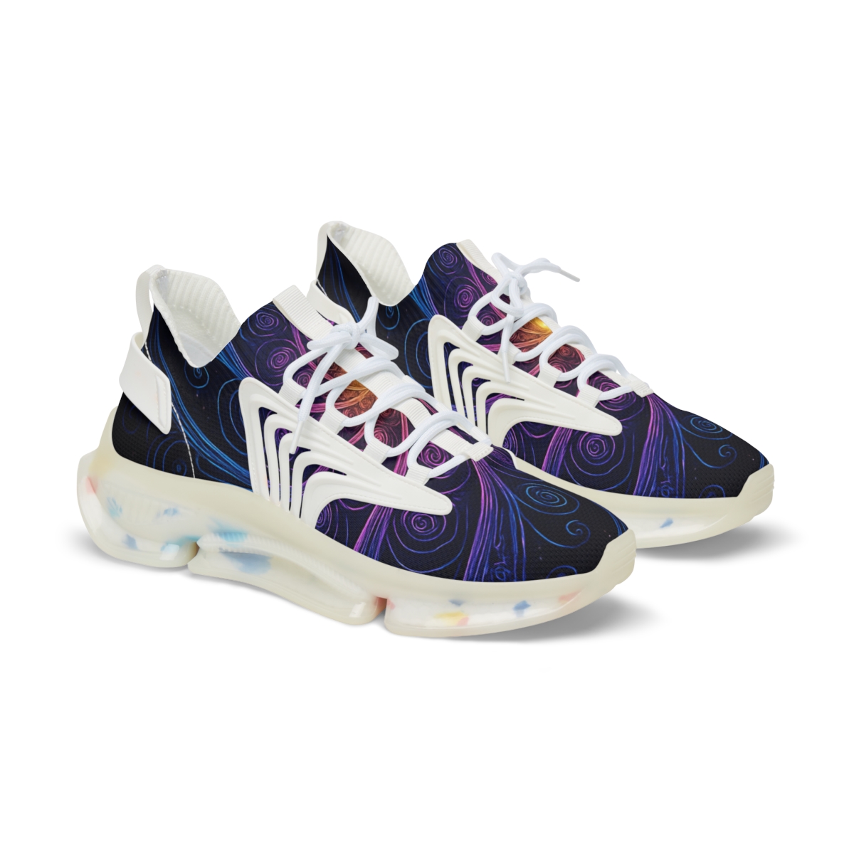 Galactic Spiral Rosette premium sport sneakers
