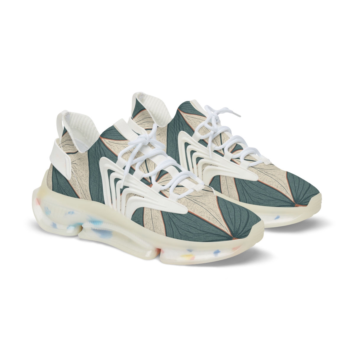 Camellia Arc Lattice custom sneakers