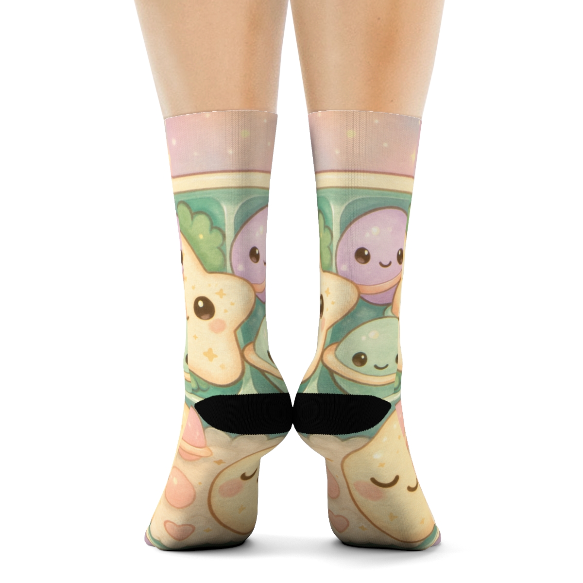 Cosmic Bento Buddies trendy colorful socks