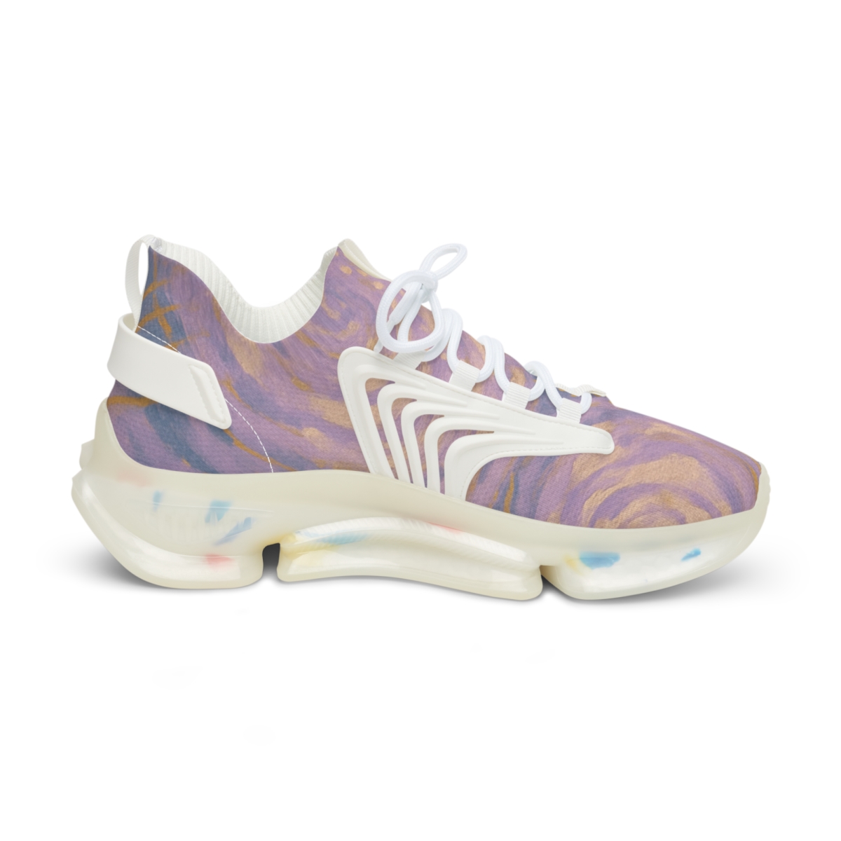 Petal Spiral Matrix unique printed sneakers