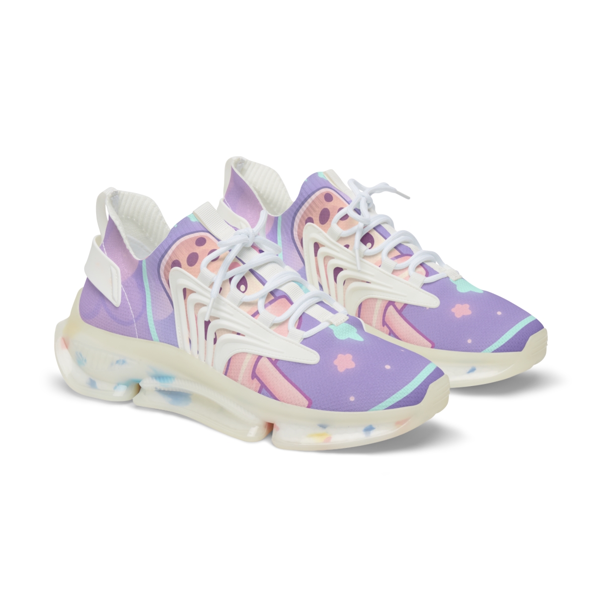 Nebula Bubble Tea Buddies trendy fashion sneakers