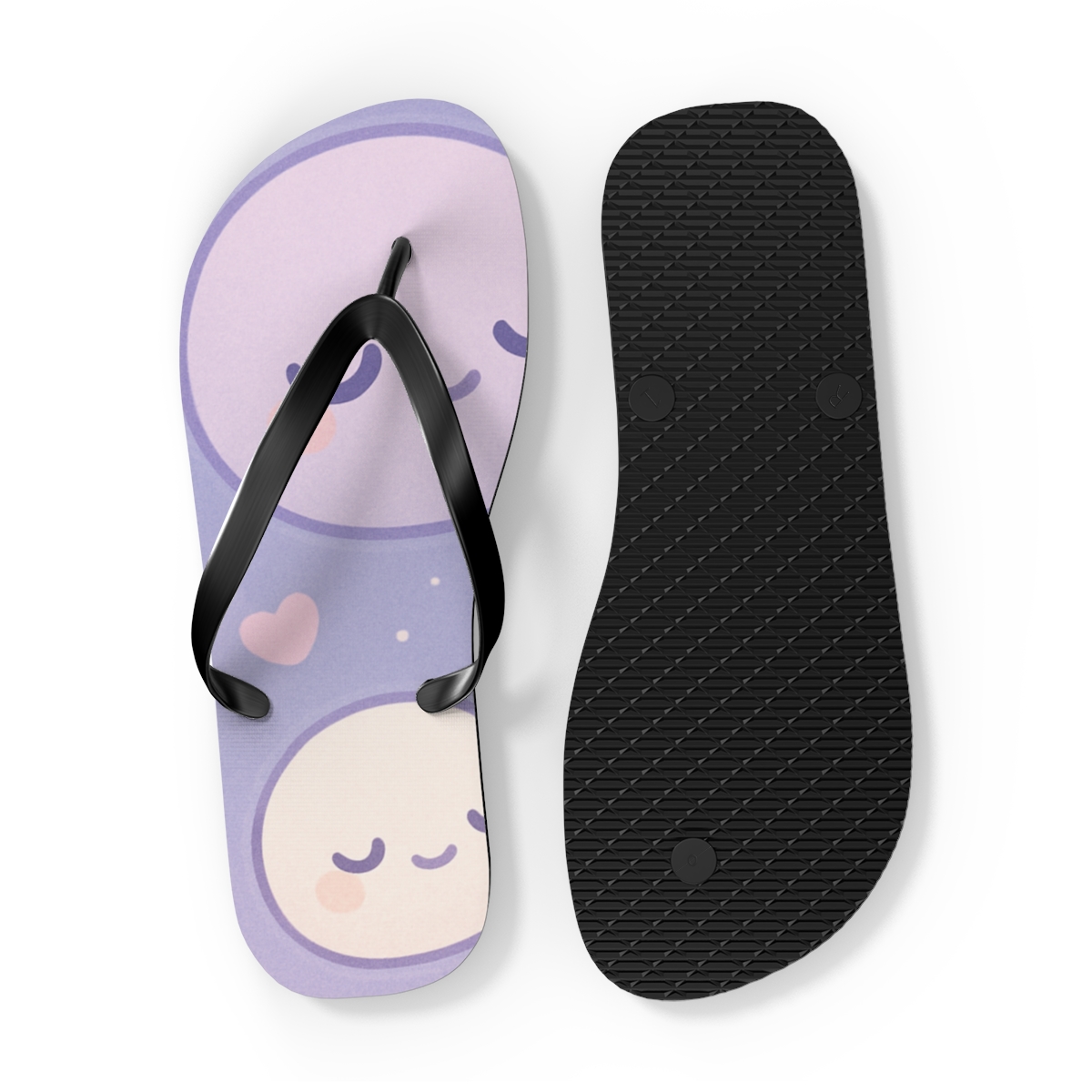 Mochi Moon Mates custom flip flops