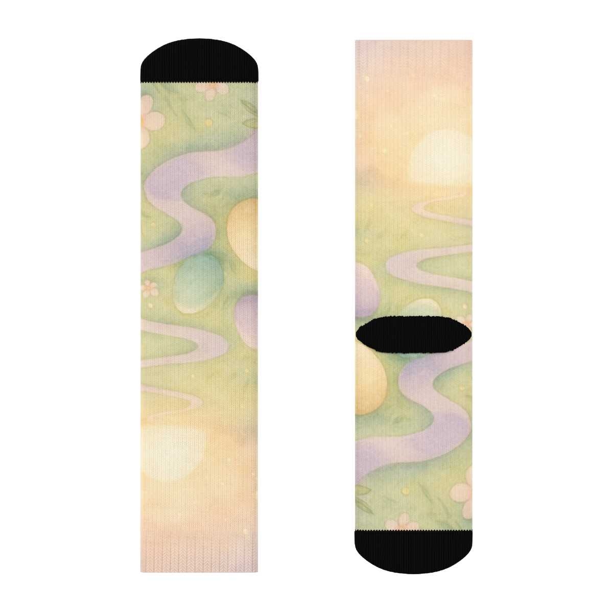 Easter Dawn Ribbon Parade comfortable cotton socks