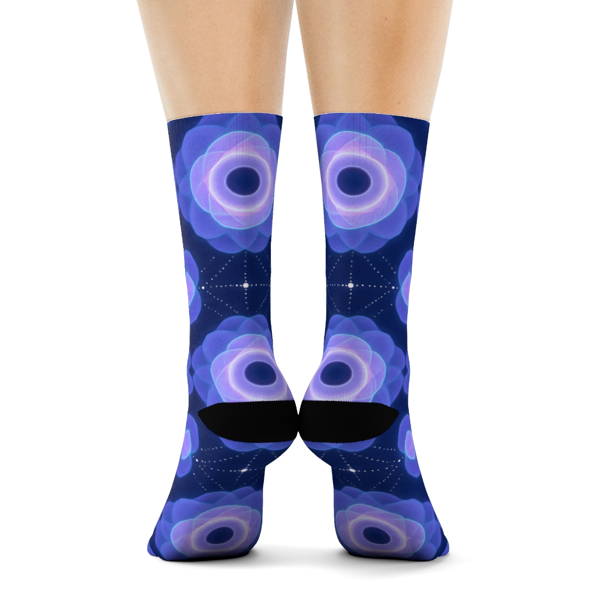 Orchid Halo Tessellation warm winter socks