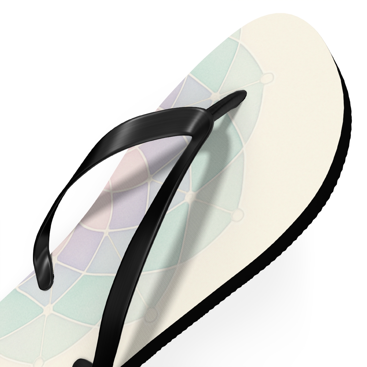 Pastel Prism Rosette Circuit soft sole flip flops