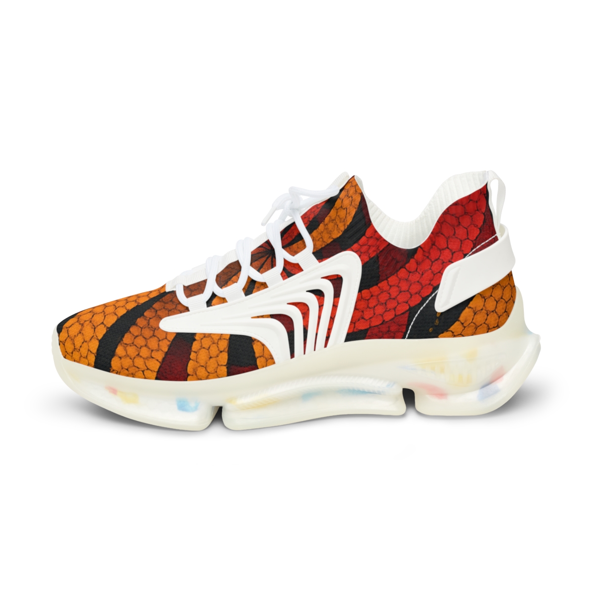 Marigold Prism Spiral designer branded sneakers