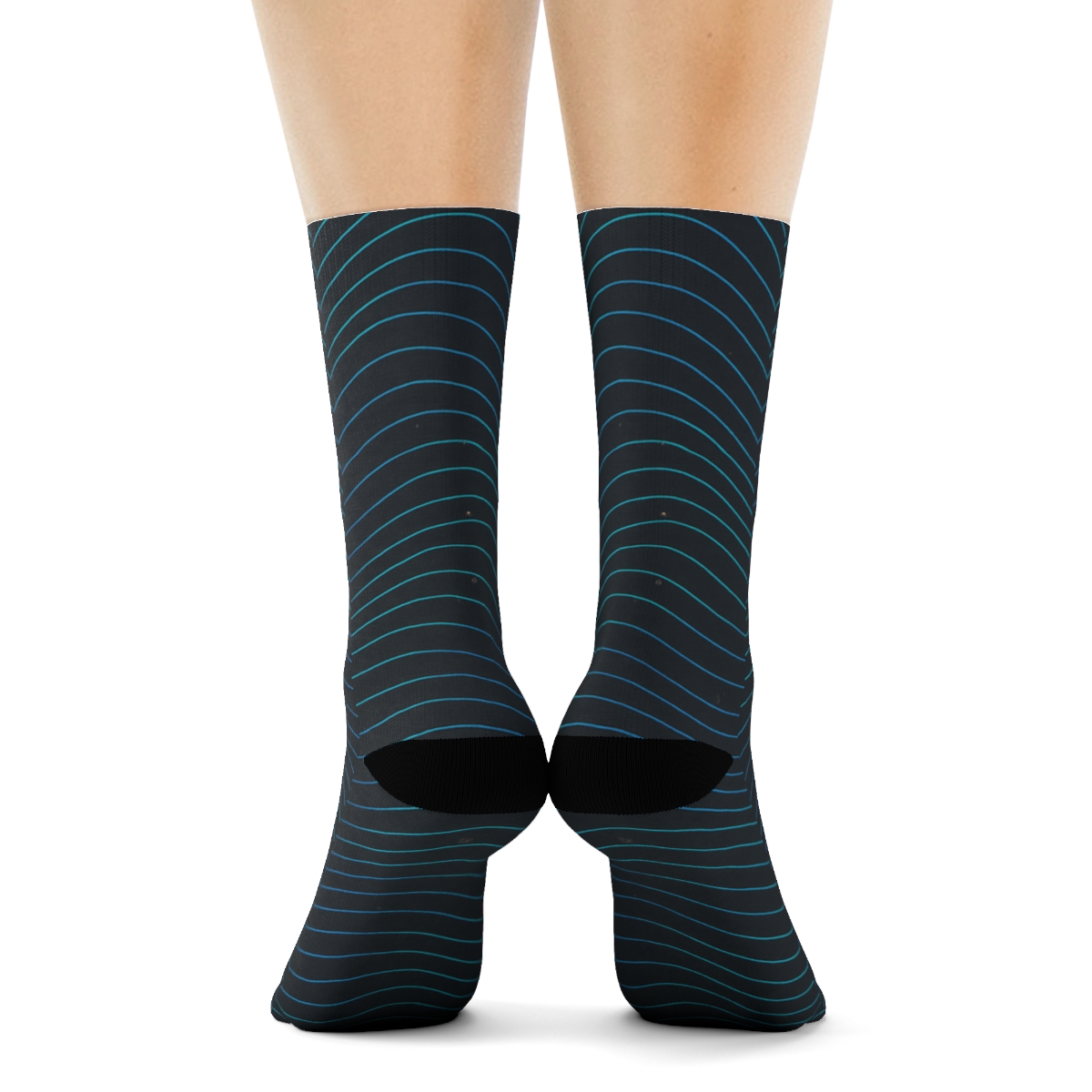 Stellar Wave Interference sports performance socks
