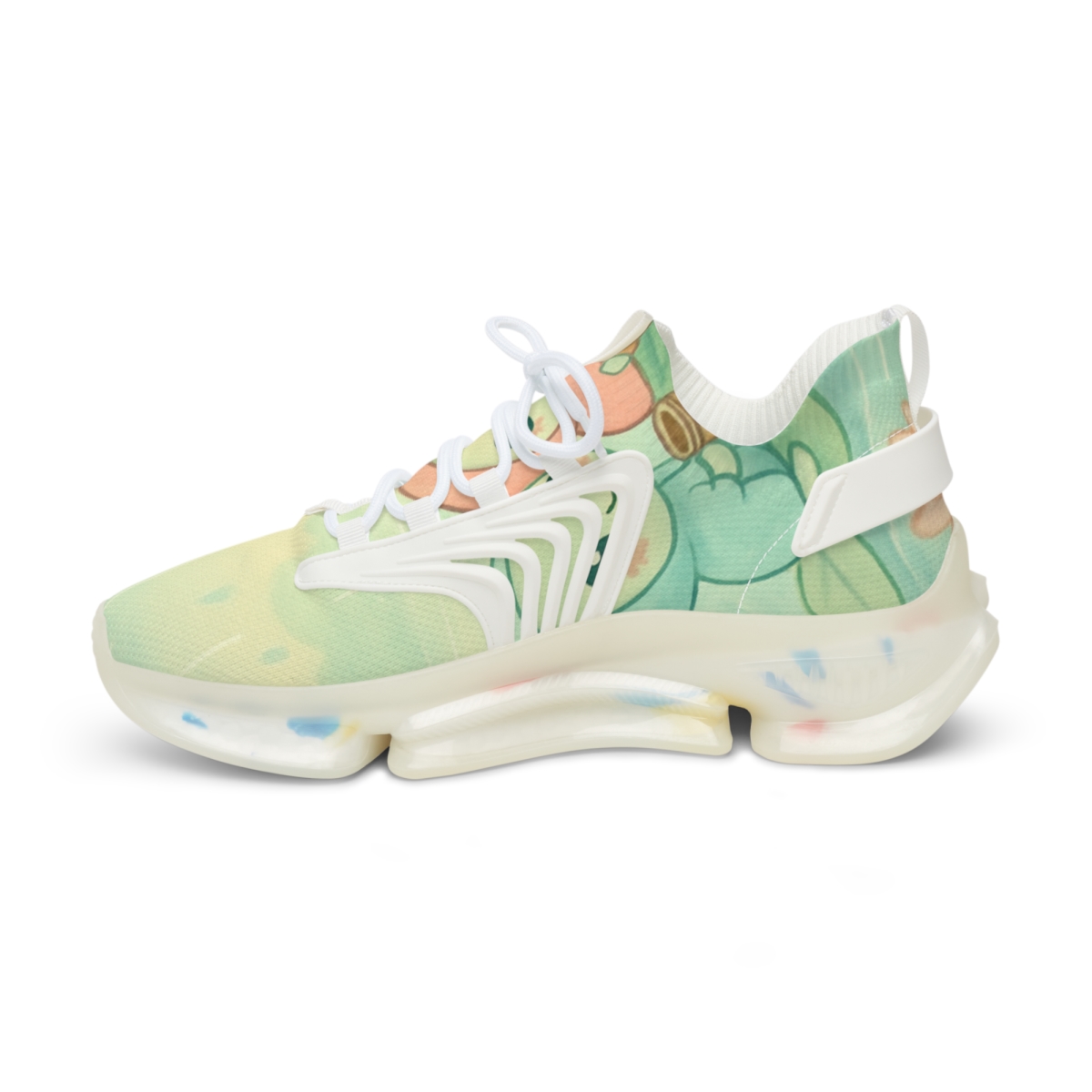 Raincoat Tadpole Tea Party unique printed sneakers