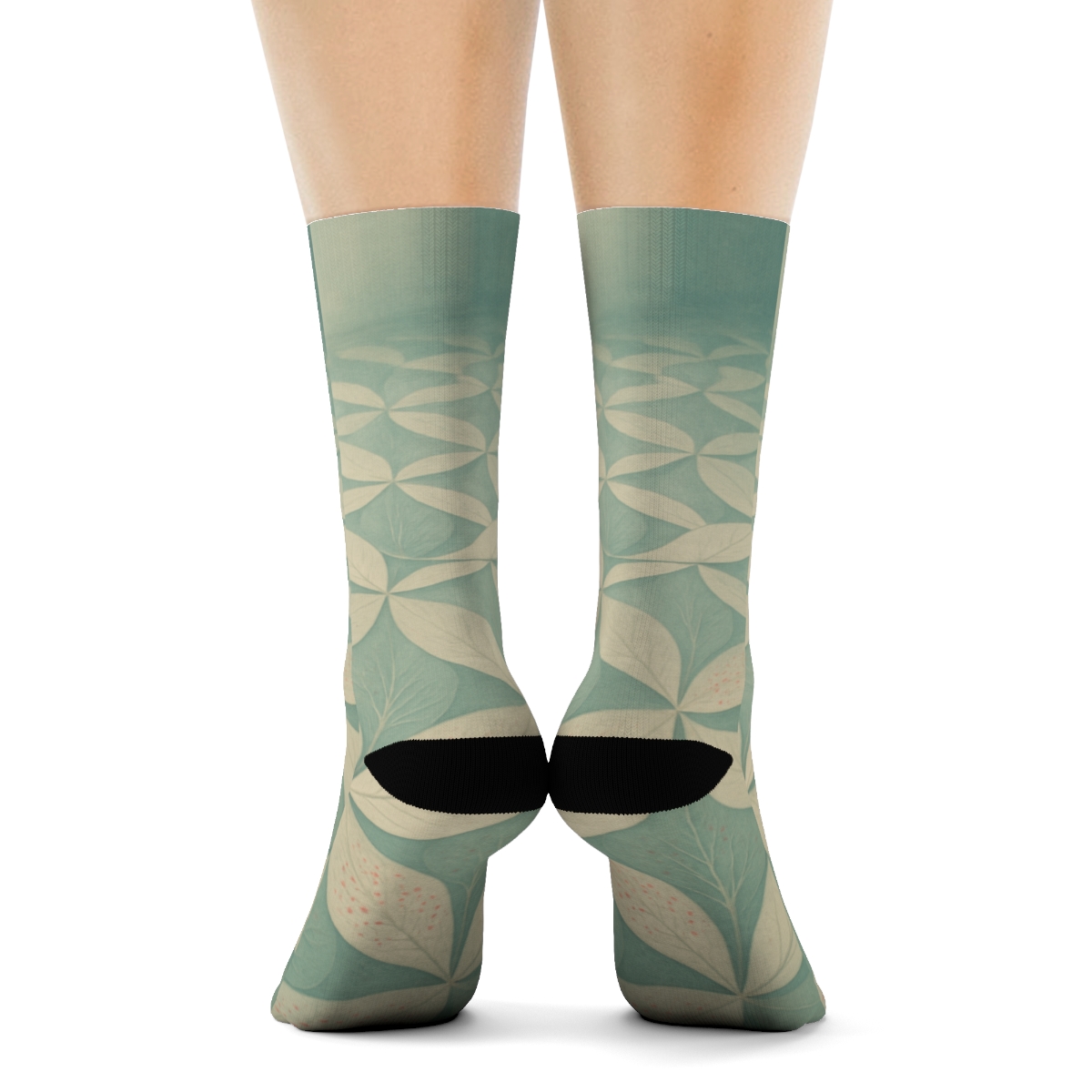 Petal Vein Lattice unique printed sockscustom socks