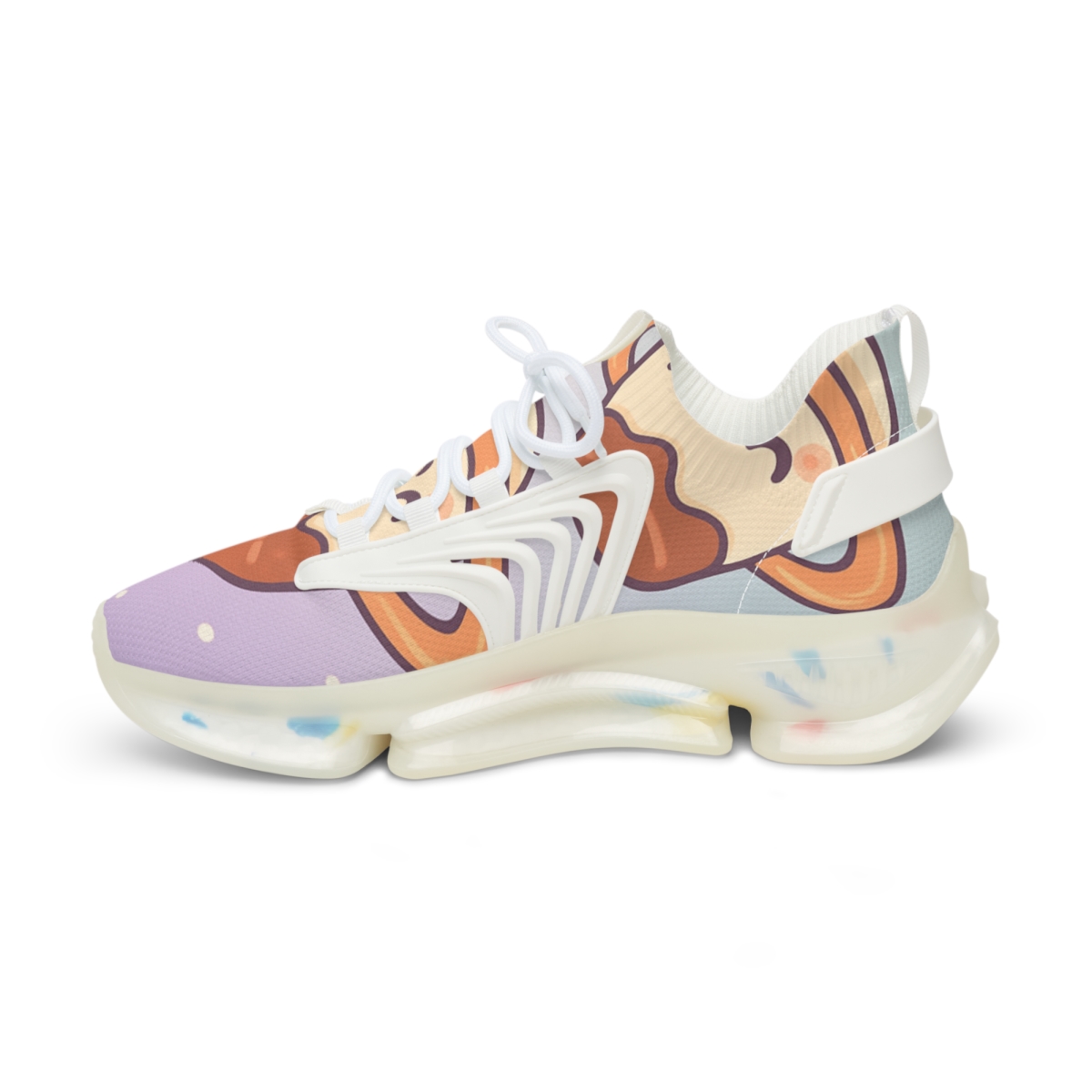 Pastel Planet Pudding Pals comfortable running sneakers