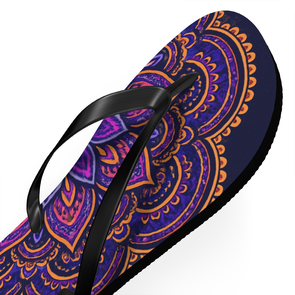 Chromatic Orbit Rosette comfortable casual flip flops