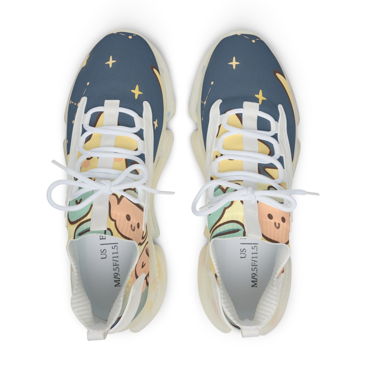 Sleepy Star Tea Party stylish casual sneakers