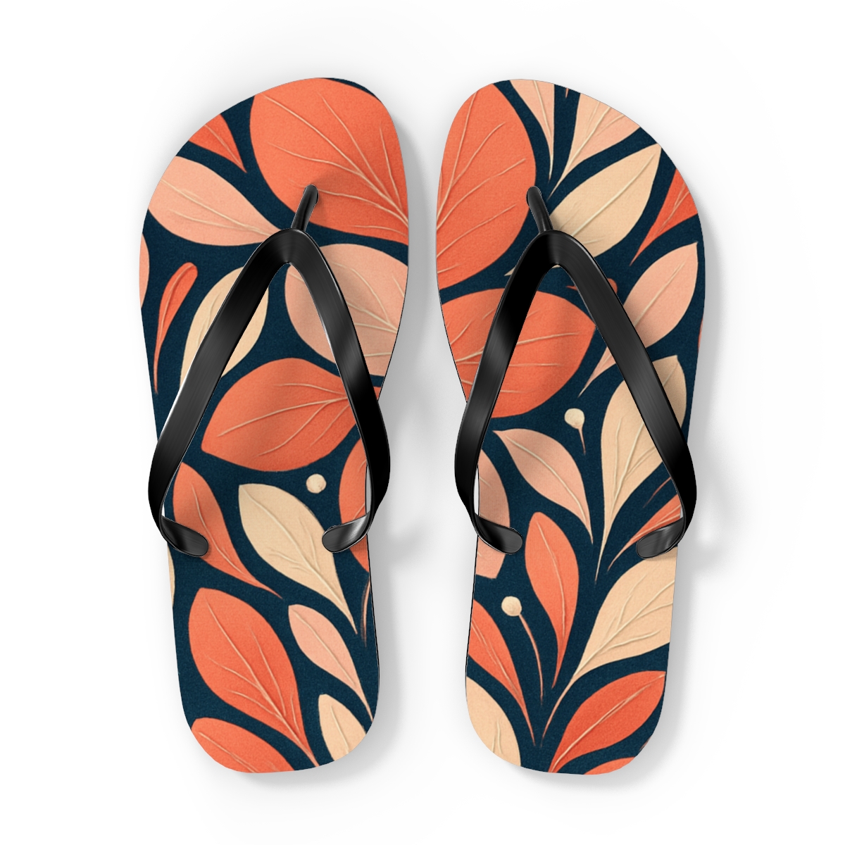 Orchid Pulse Tessellation colorful rubber flip flops