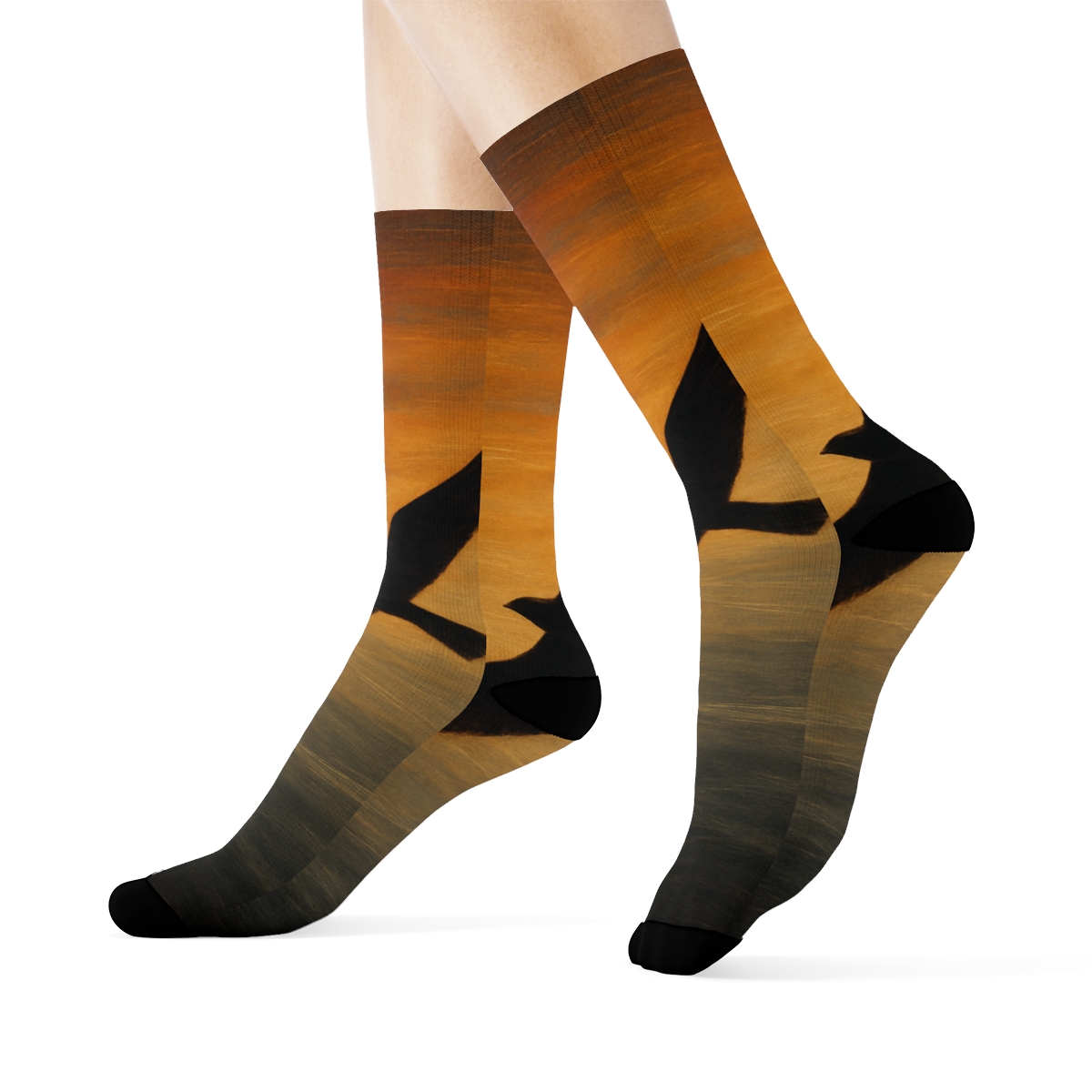 Hawk Horizon Silhouette stylish patterned socks