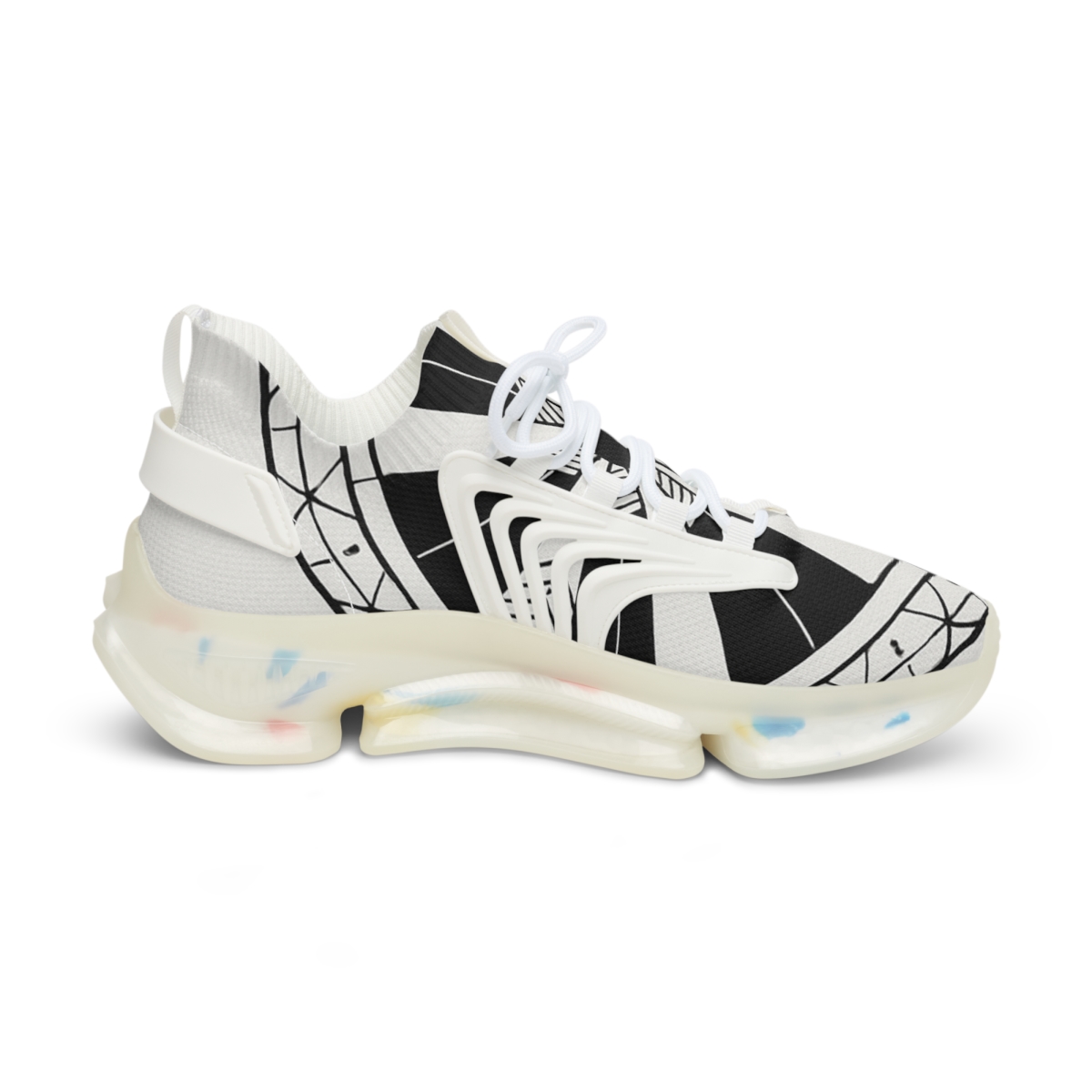 Monochrome Petal Matrix Disc designer branded sneakers