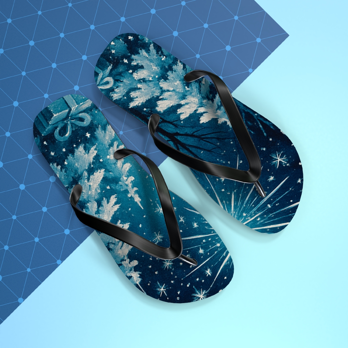 Midnight Spark Serenity Flip Flops