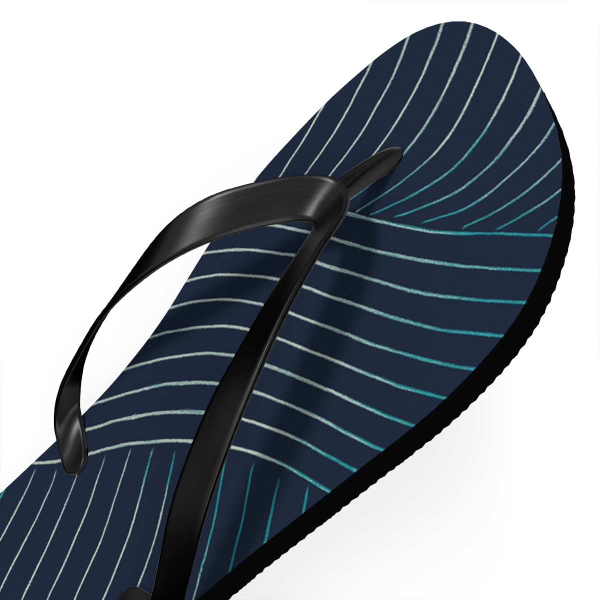 Moire Orbit Weave comfortable casual flip flops