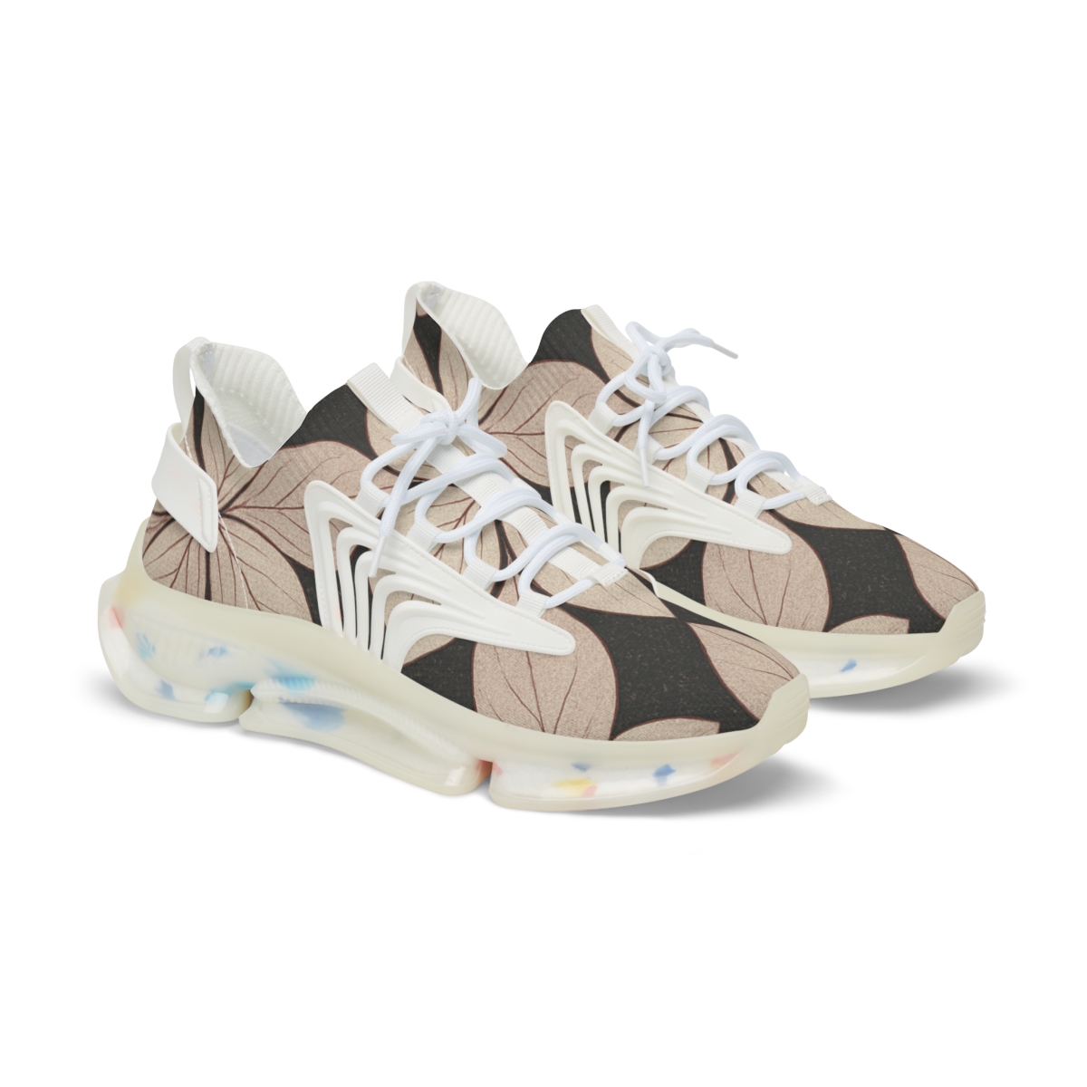 Lotus Filigree Lattice trendy fashion sneakers