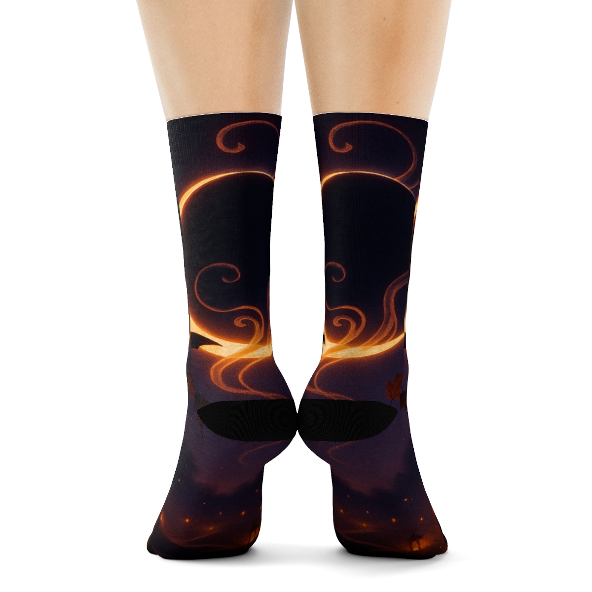 Halloween Ember Lantern Eclipse sports performance socks
