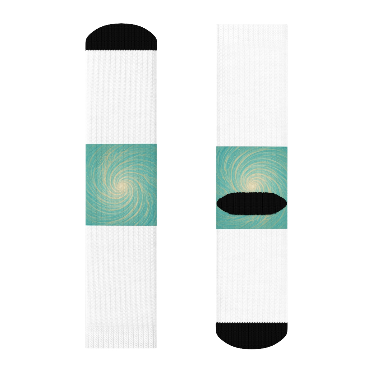 Nature's Spiral Flow Socks
