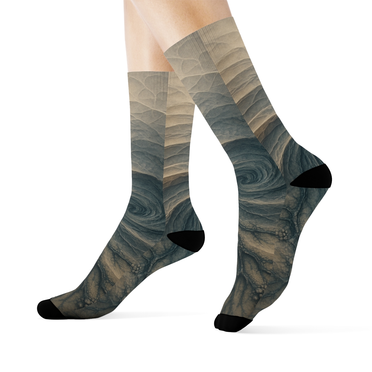 Eddy Vein Array stylish patterned socks