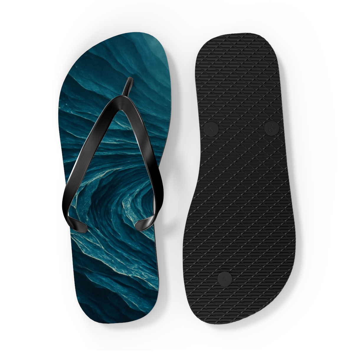 Eddy Vein Constellation unique graphic flip flops