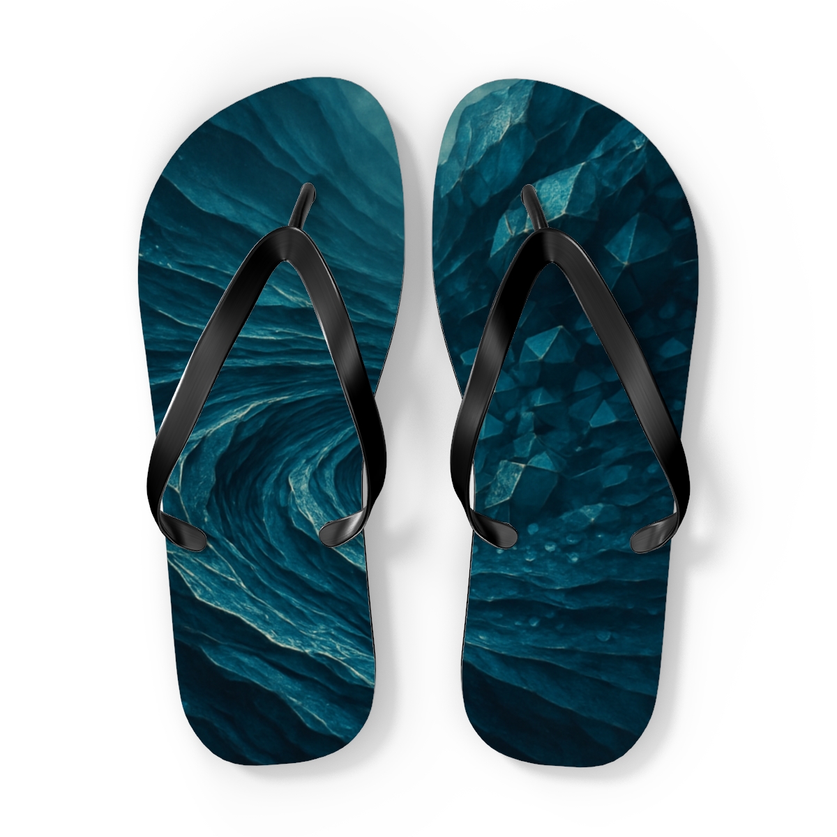 Eddy Vein Constellation unique graphic flip flops