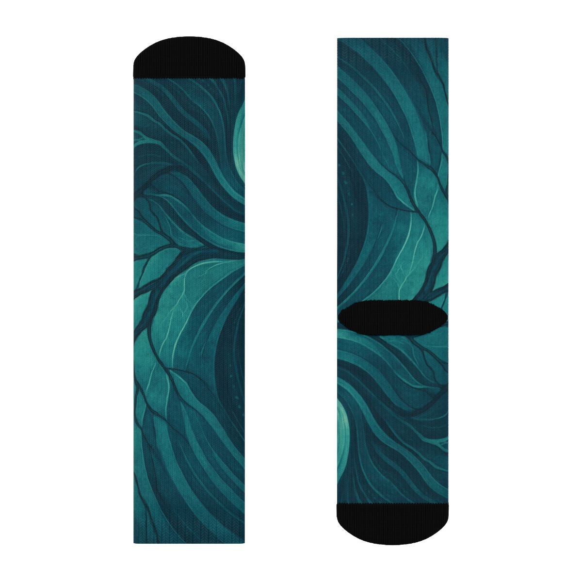 Eddy Vein Wavefront Tapestry unique printed socks