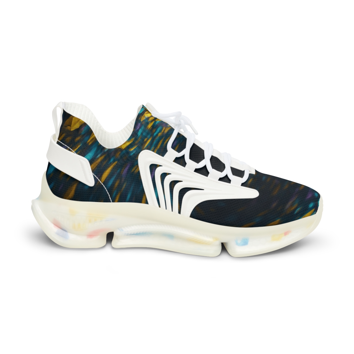 Prismatic Dance Of The Swarm premium sport sneakers
