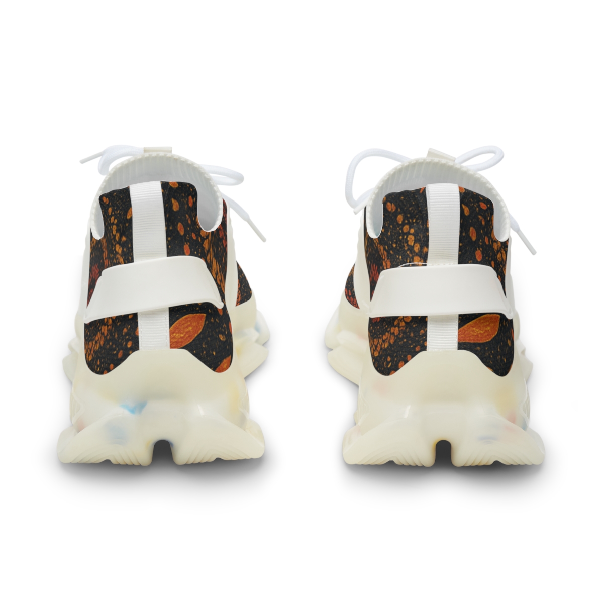 Marigold Spiral Constellation custom sneakers