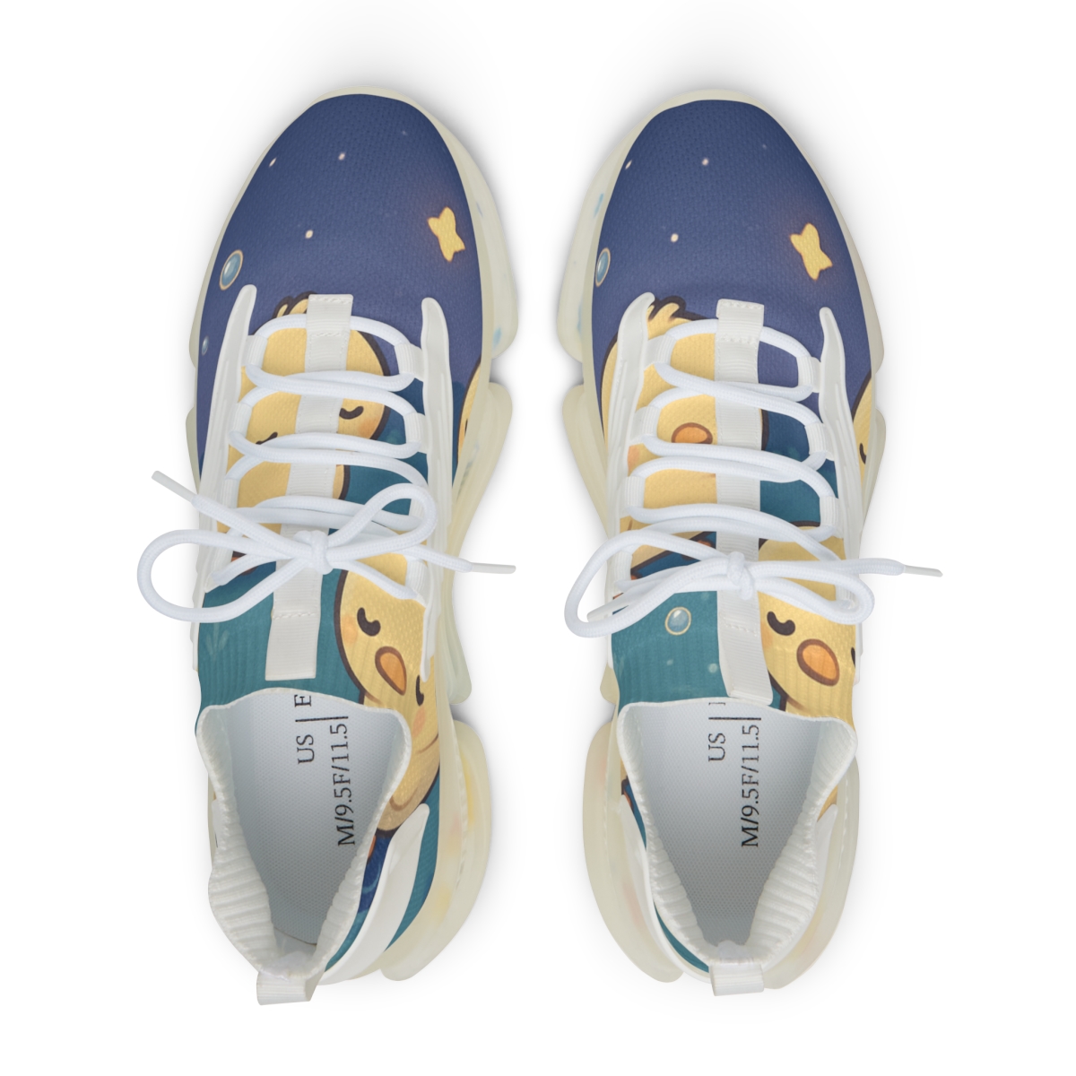Starlit Puddle Ducklings designer branded sneakers