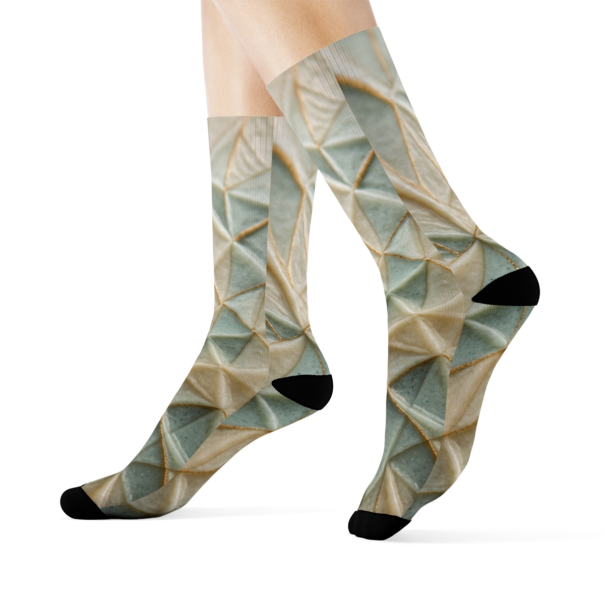 Mineral Facet Tide Weave stylish patterned socks