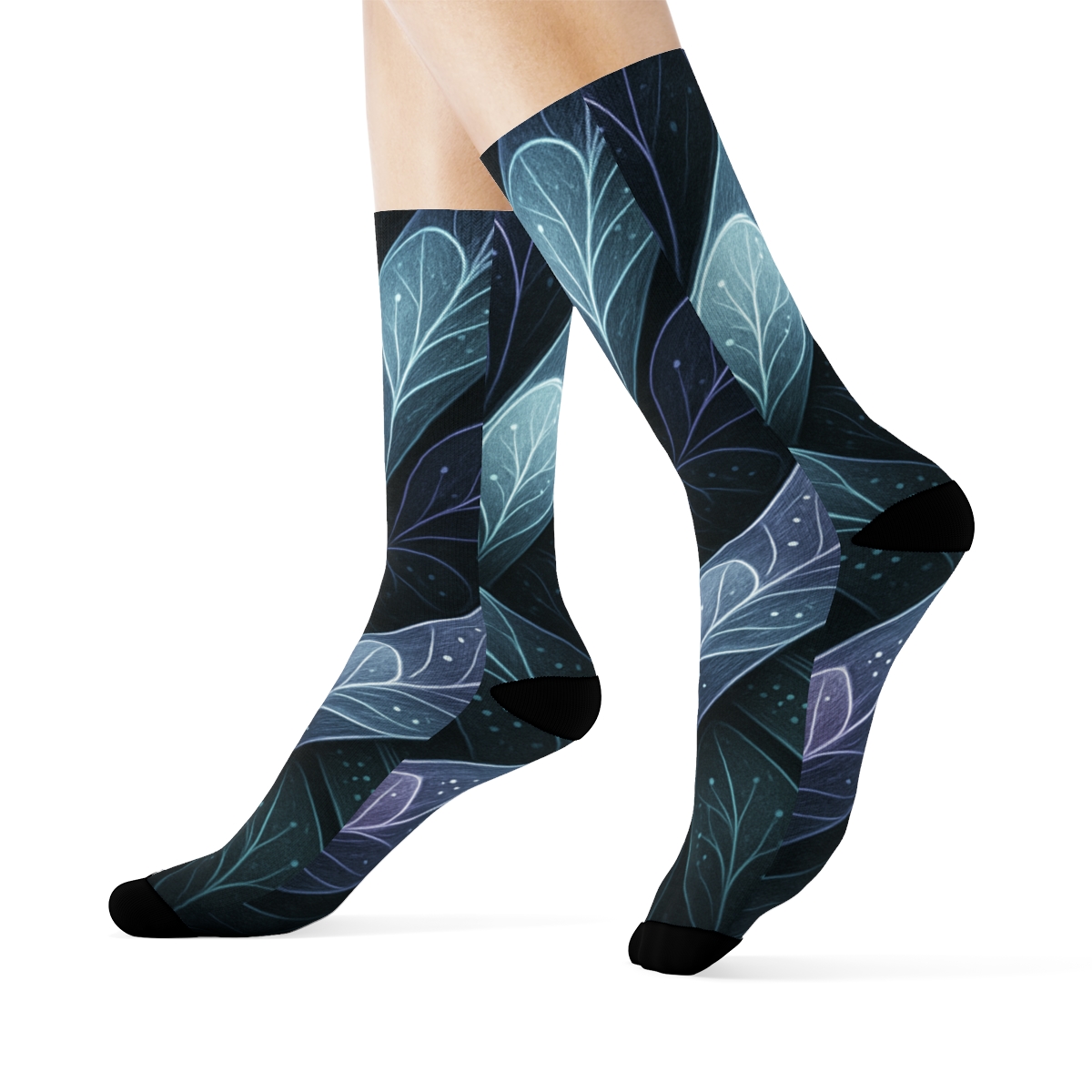 Orchid Vein Circuit Weave sports performance socks