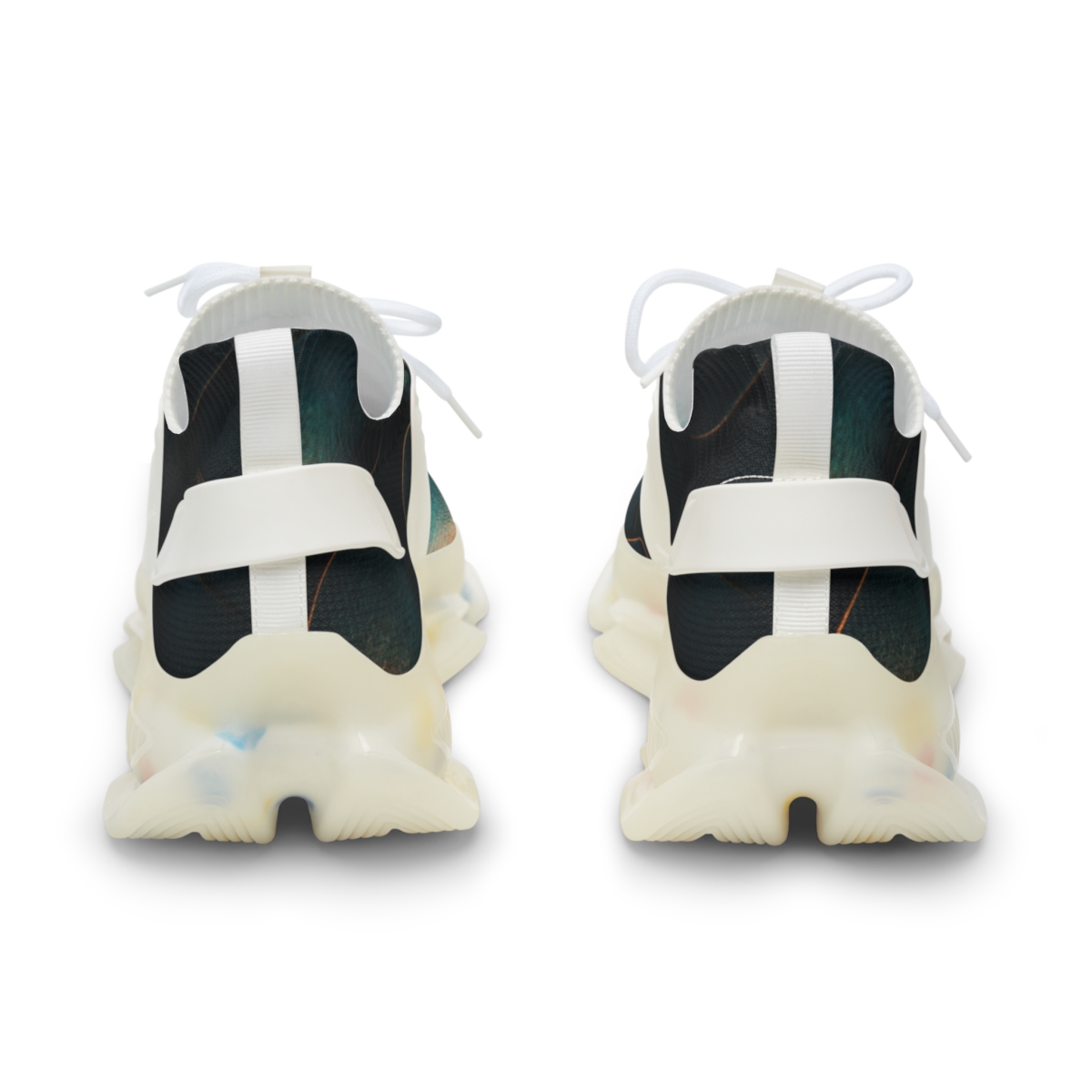 Iridescent Beetle Mosaic trendy fashion sneakers