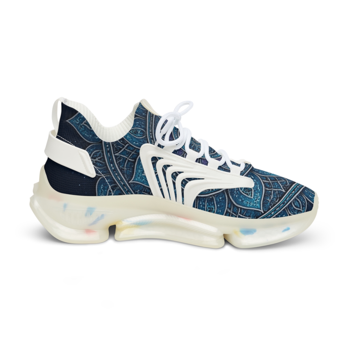 Prismatic Orbit Filigree personalized athletic sneakers