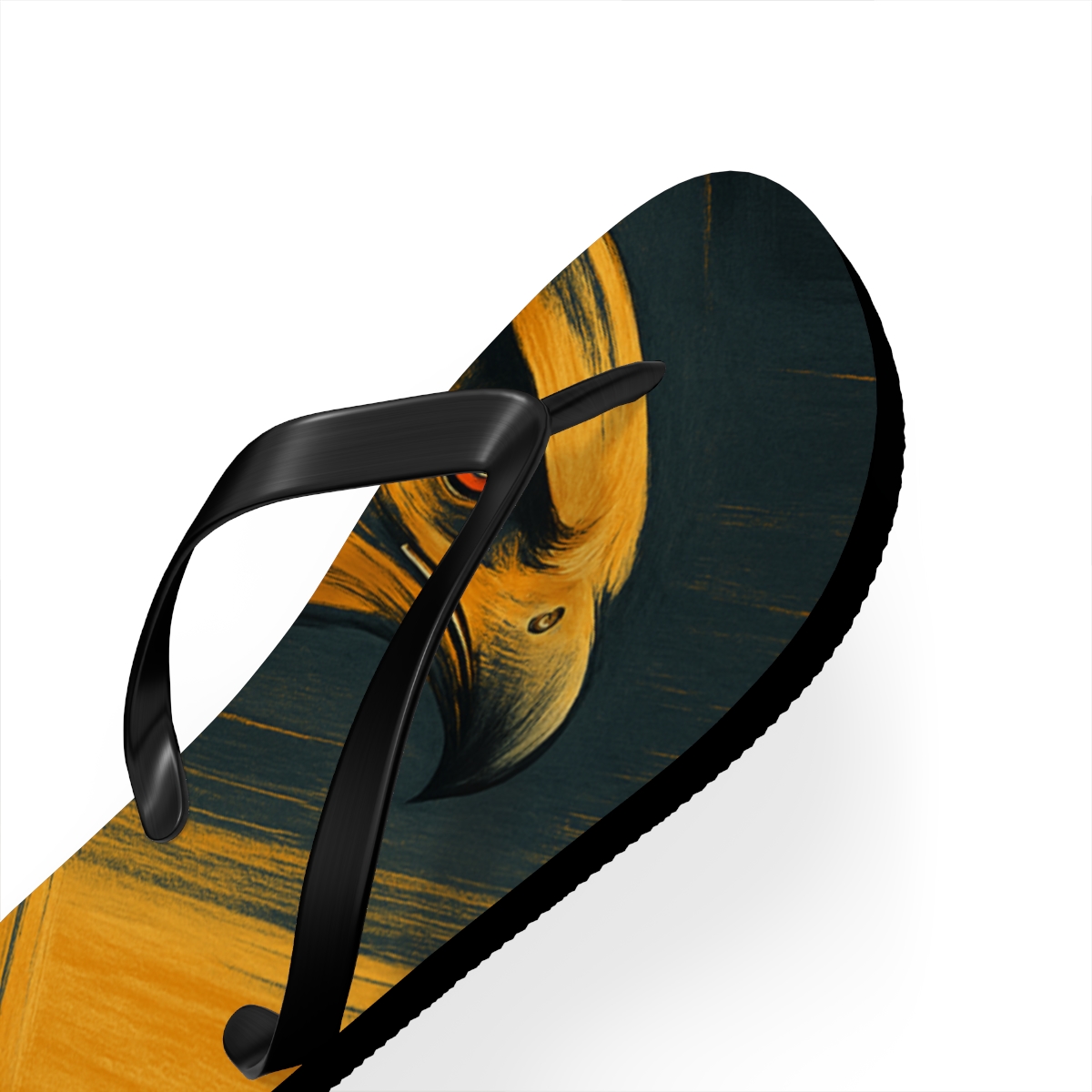 Golden Glide Flip Flops