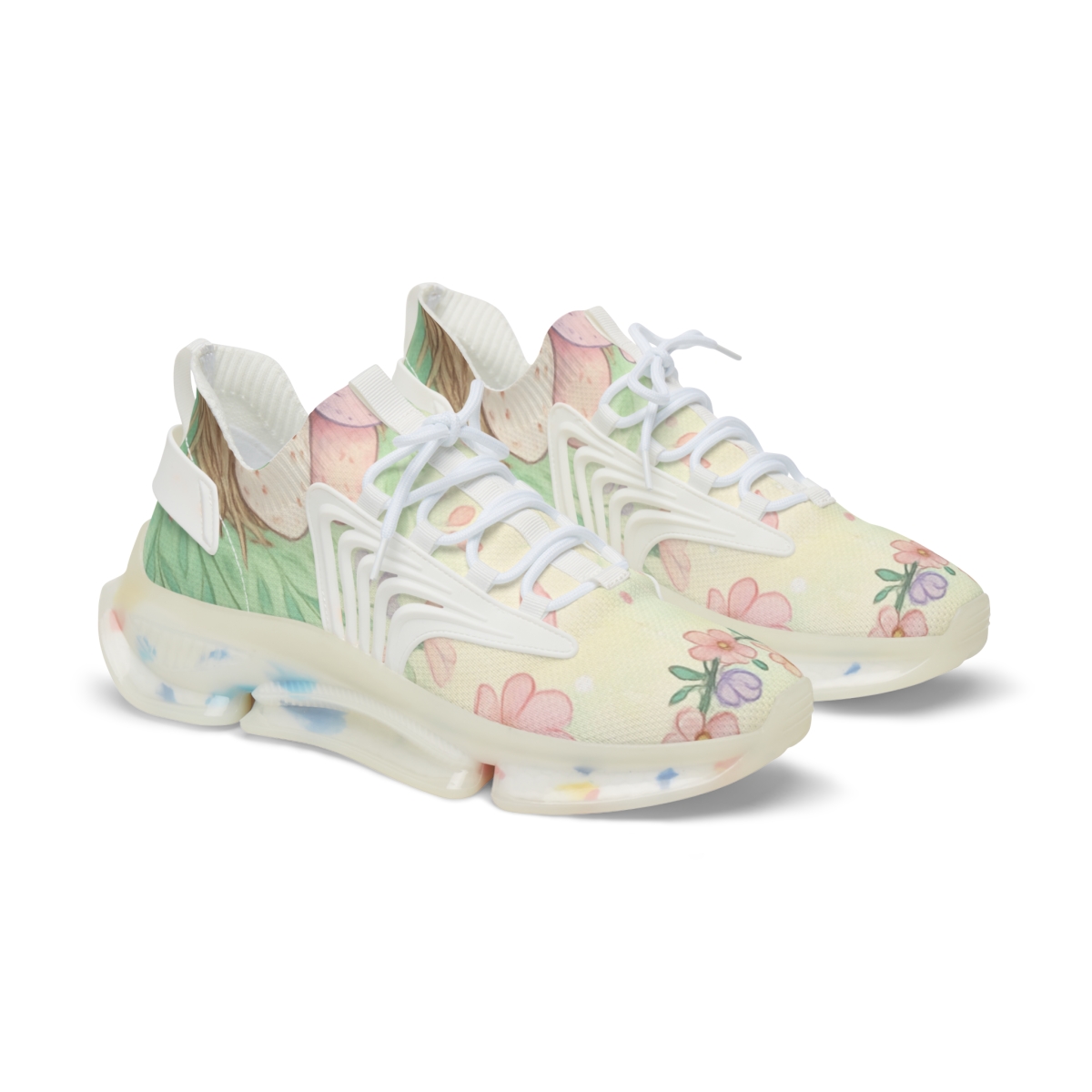 Spring Eggshell Nebula Garden lifestyle sneakers