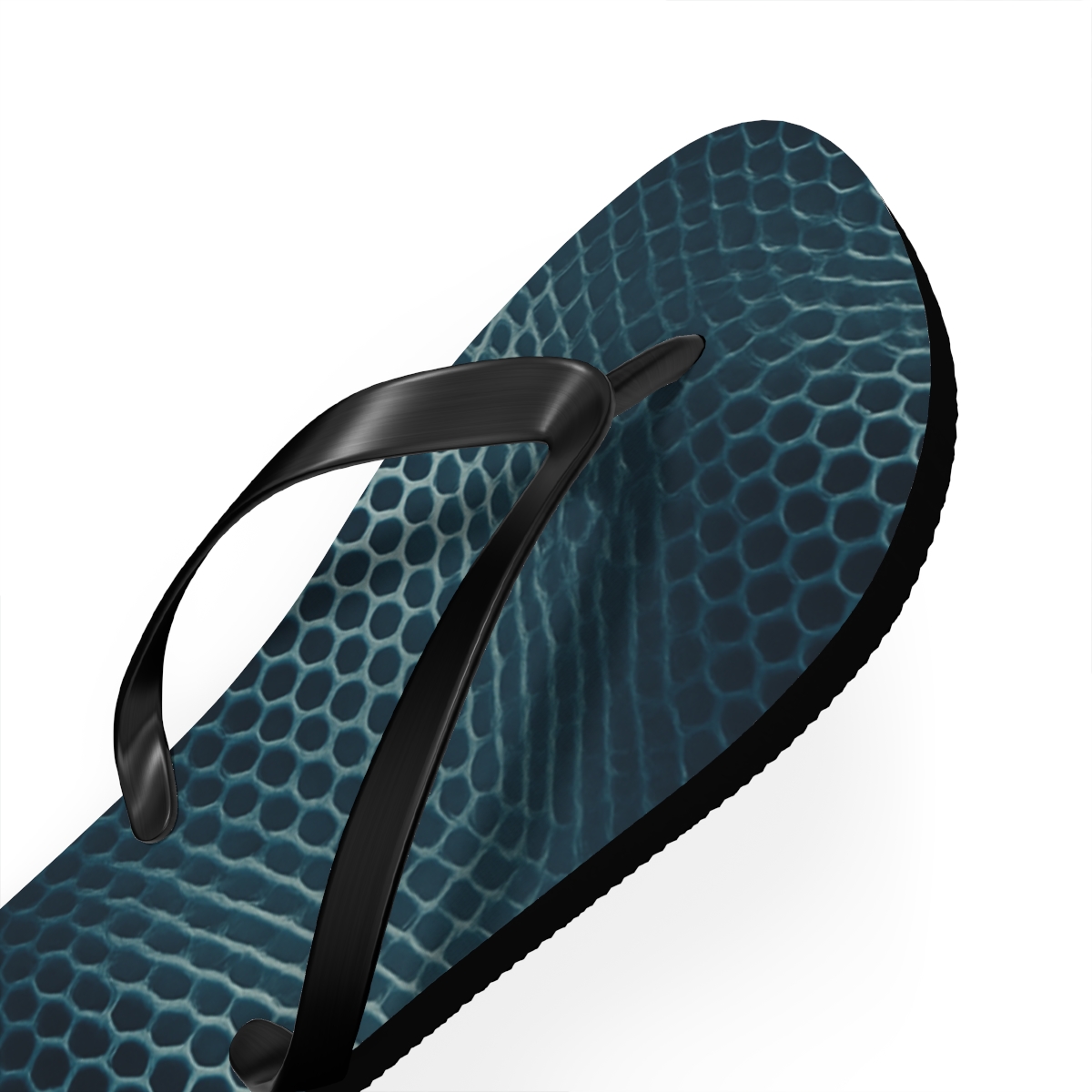 Ocean Wave Mosaic Flip Flops