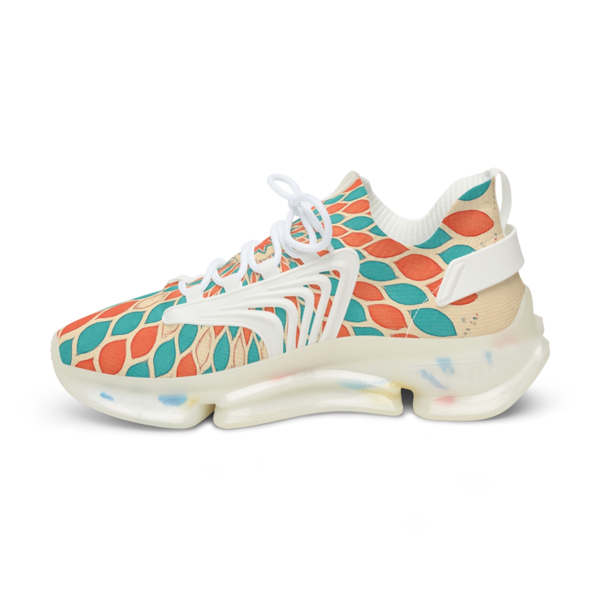 Petal Orbit Mosaic trendy fashion sneakers