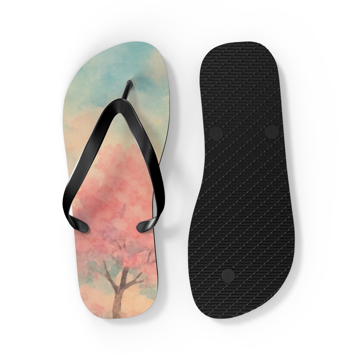Blossom Drift Flip Flops