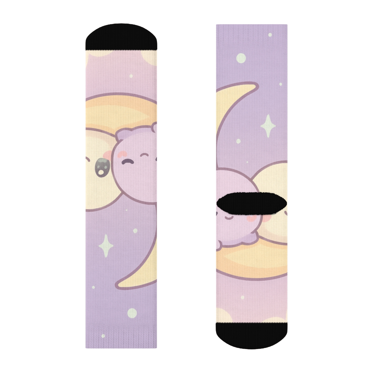 Mochi Moon Mates unique printed socks